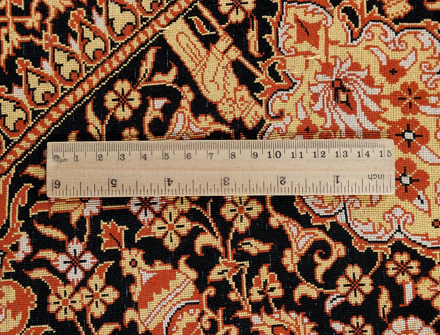 Иранский ковер из шёлка «QOM» 12-5-IR(Round) 5