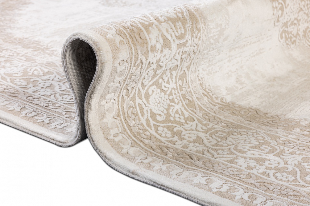 Турецкий ковер из полипропилена и полиэстера «PORTFOLIO» 05418A-CRE-BGE