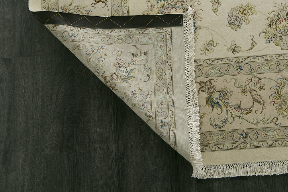 Иранский ковёр из шерсти и шёлка «TABRIZ-FLORAL» 801-4116-IR