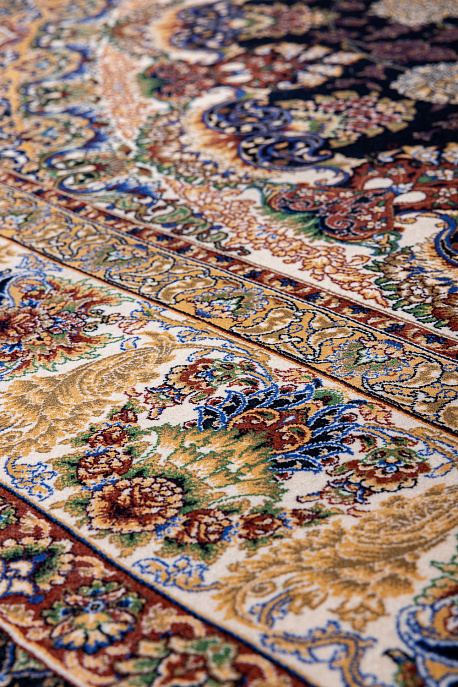 Иранский ковёр из шёлка и модала «QUM COLLECTION» 222-DBL