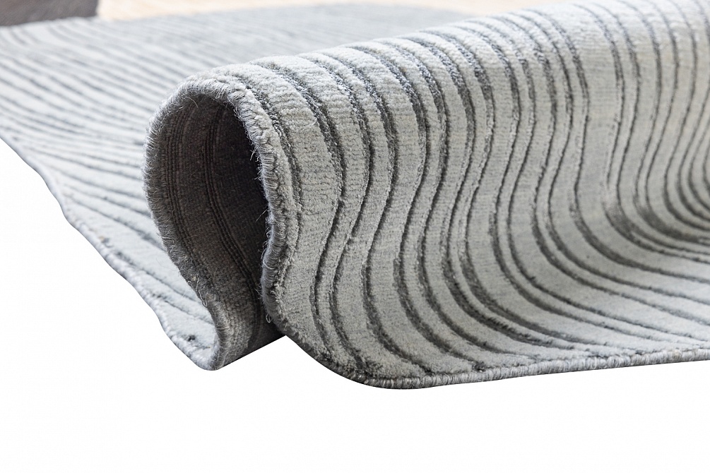 Непальский ковер из эвкалиптового шёлка и шерсти «KUMO» CLOUD-01 11