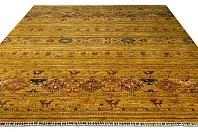 Пакистанский ковер из шерсти «SHAWL KANDI» GRN-GRN 3