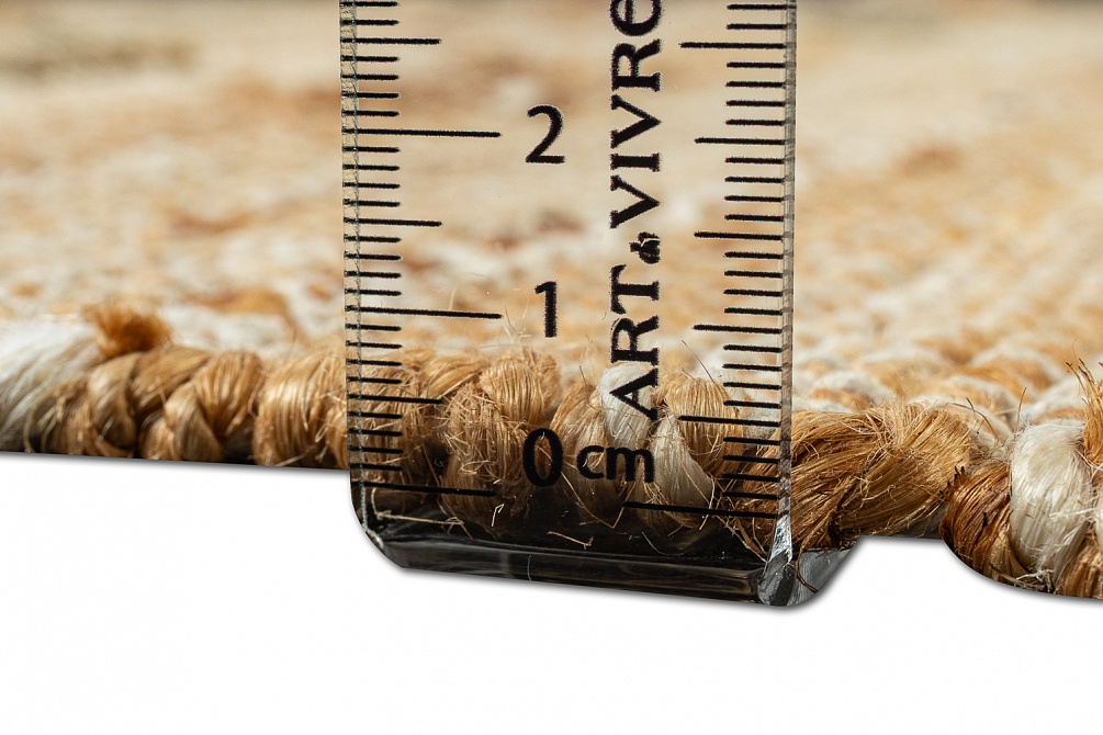 Индийский ковер из джута «JUTE» 1563-LT.BRN-N.WHITE-G.RUST