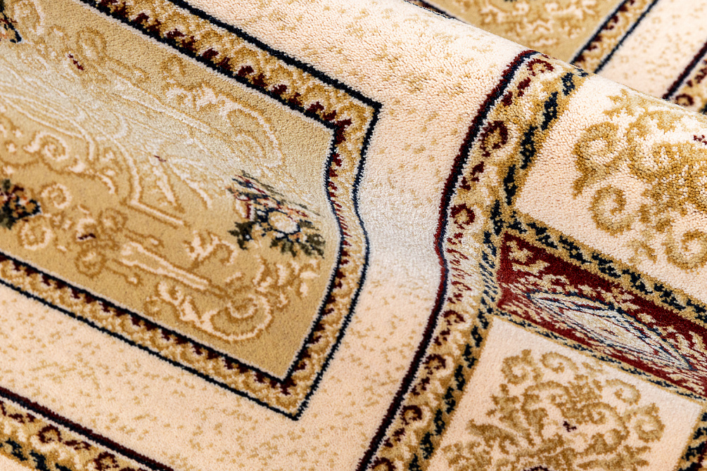Бельгийский ковёр из шерсти «IMPERIAL QUM» 1524B-IVR