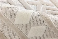 Турецкий ковер из полиэстера и хлопка «ALMOND» A010A-CREAM 3