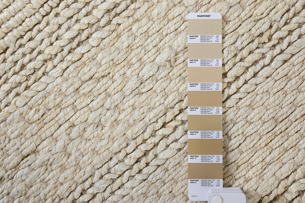 Индийский ковер из джута «JUTE MODERN» ZA581-N.WHITE