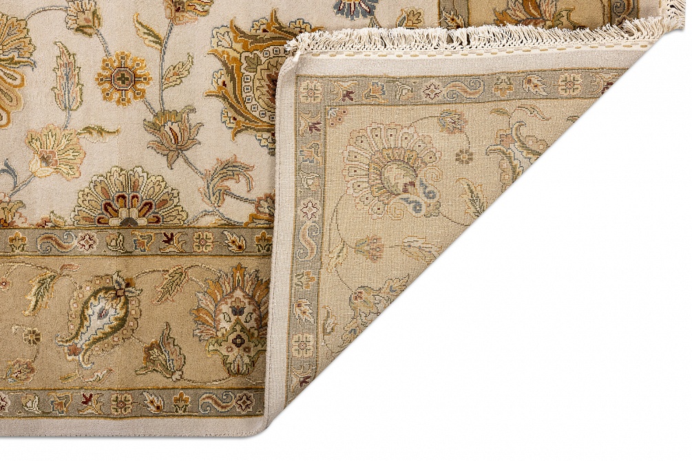 Индийский ковер из шерсти, шёлка и хлопка «AURORA 14/14» QNQ03-MIVR-LTAN 8