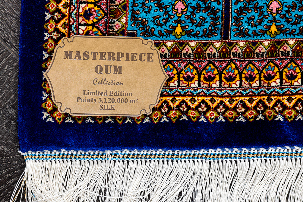 Иранский ковер из шёлка и модала «MASTERPIECE QUM» 010-23-15200 Katrin Gambat
