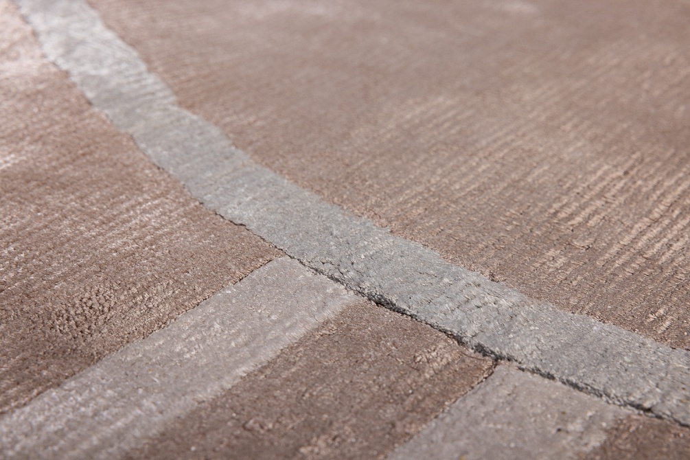 Индийский ковер из шерсти и арт-шёлка «CARTIE COLLECTION» ART DECO-03-21B(SL)