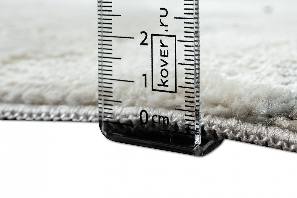 Турецкий ковер из полипропилена и полиэстера «MOON» 2629A-CREAM-L.GREY 7