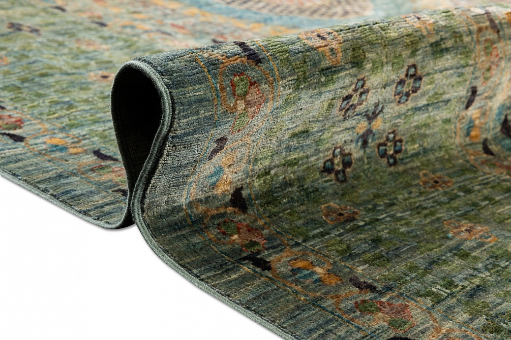 Пакистанский ковер из шерсти «MAMELUK» 233301-GREY-GREY