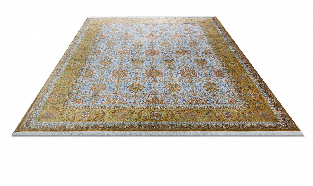 Иранский ковер из шёлка «QOM» 12-602-IR