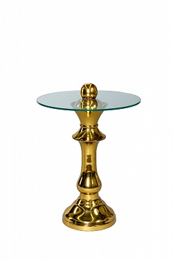 Кофейный стол "Королева" золото