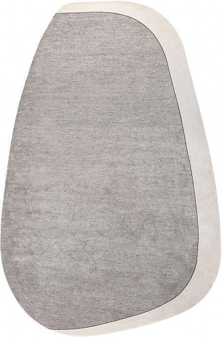 Турецкий ковер из эвкалиптового шёлка и полиэстера «AUTOGRAPH» N4-GRI-KRE