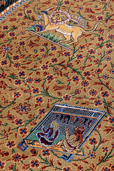 Иранский ковер из шёлка и модала «QUM COLLECTION» 246-Y