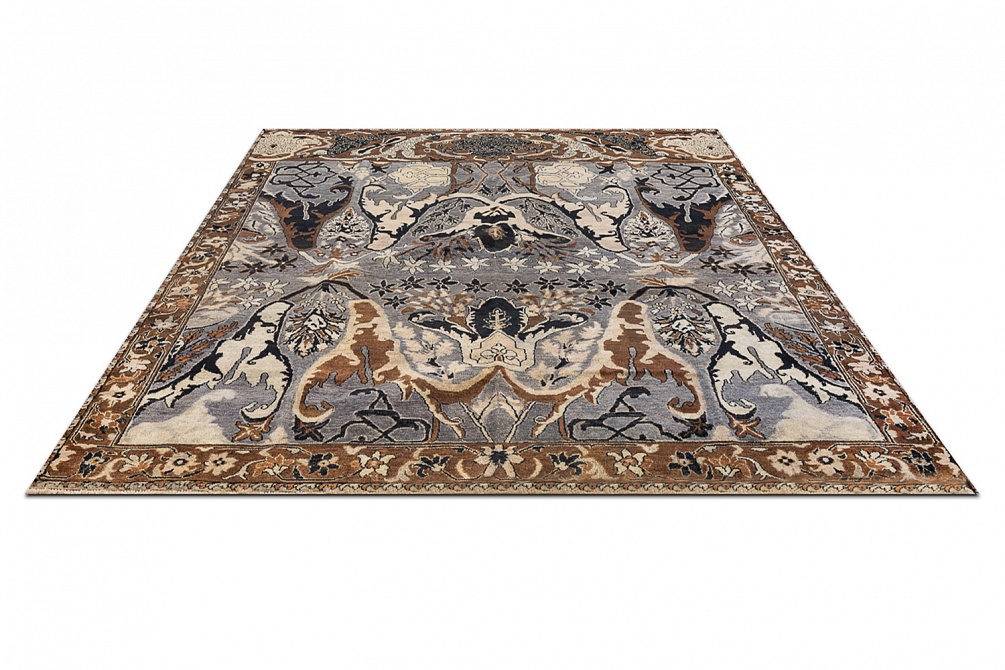 Индийский ковер из шерсти «ZIEGLER VINTAGE» AC228-GREY-BRN(237x294)