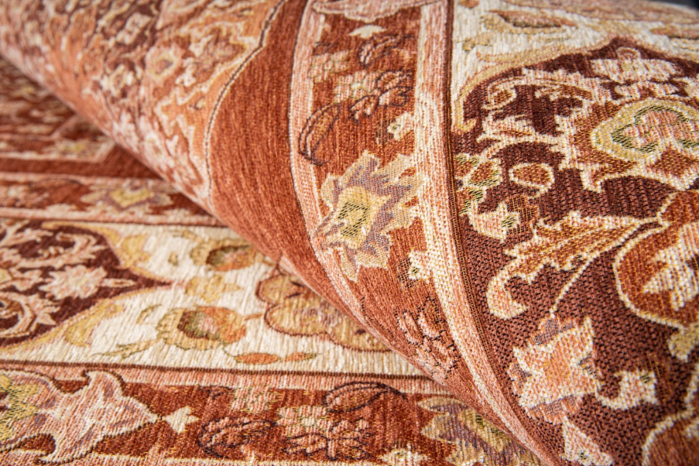 Бельгийский ковер из вискозы, акрила и хлопка «ELEGANT TAPESTRY» FIBLO-8125-VX-ROS