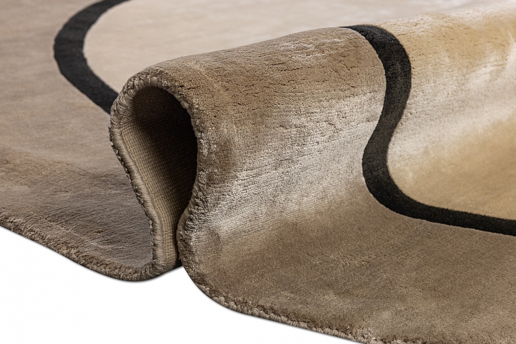 Индийский ковер из шёлка «SILK BORDER» V9-MLT(Round)