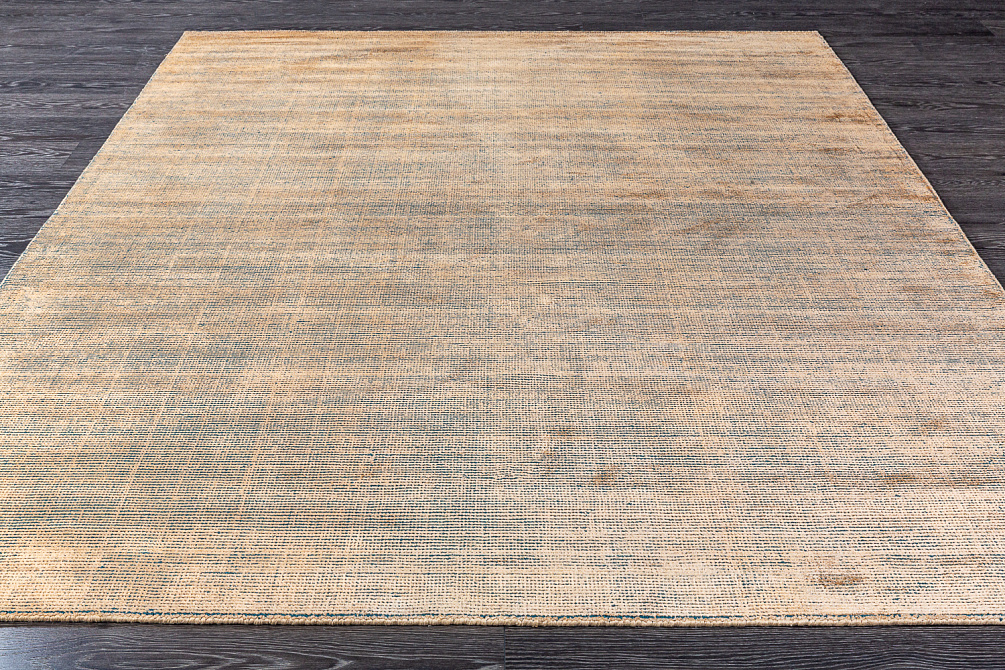 Индийский ковер из арт-шёлка и шерсти «MURUGAN» PLAIN-A026-CE04