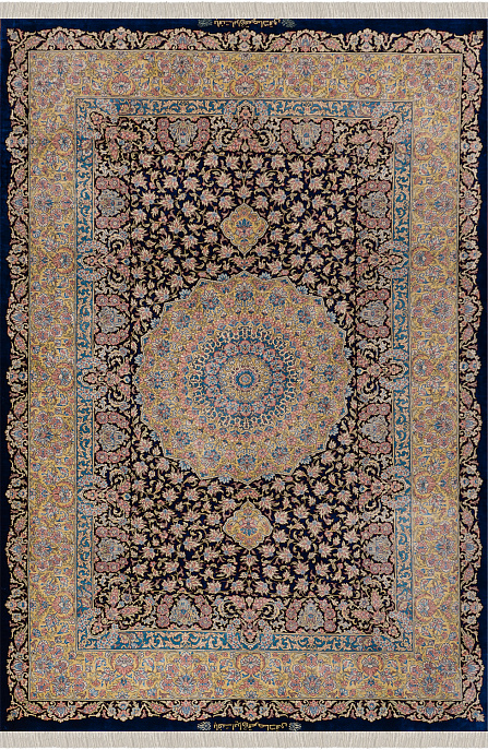 Иранский ковер из шёлка «QOM» 11-431/S-IR