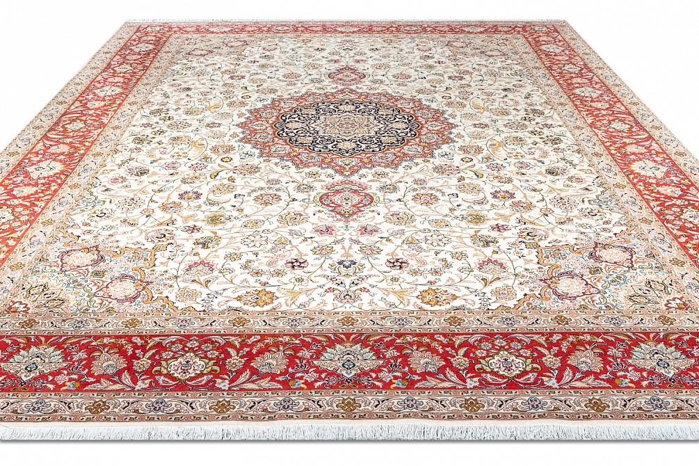 Иранский ковер из шерсти и шёлка «TABRIZ IR» 801-4290-IR