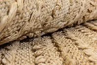 Индийский ковер из джута «JUTE MODERN» CHAMPAGNE-MARINE-2(Round) 4