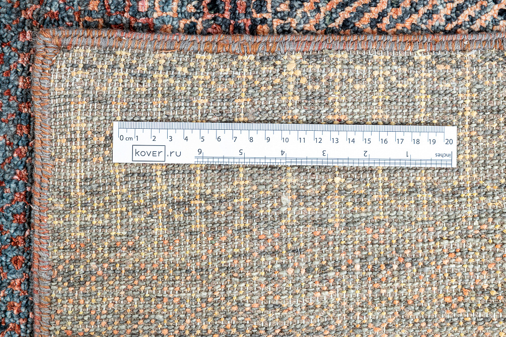 Индийский ковёр из шерсти и шёлка «MALIBU» CHARCOAL