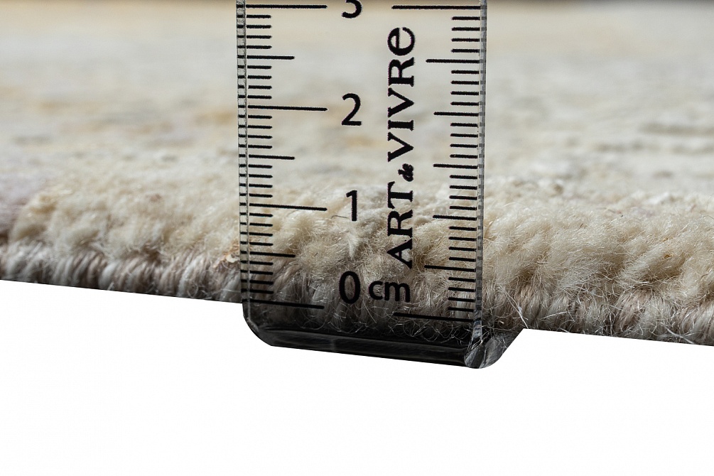 Индийский ковер из шерсти, шёлка и хлопка «HOLLYWOOD ART» CE9296A-CHARCOAL-YELLOW