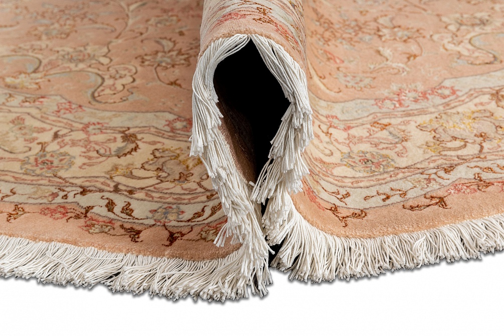 Иранский ковер из шерсти и шёлка «TABRIZ 60» 801-2873-IR