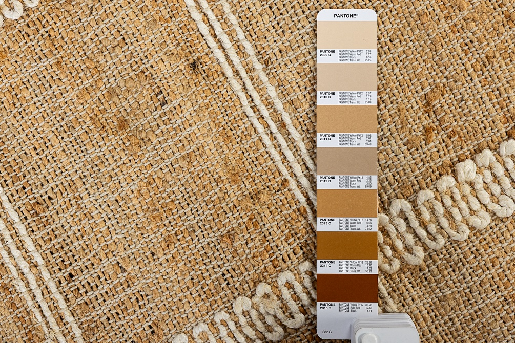 Индийский ковер из джута «JUTE» ZA424-WHITE-NATURAL