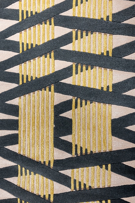 Индийский ковер из шерсти, арт-шёлка и хлопка «IRREGULAR» TOP9061-L.GRAY-L.GRAY 5