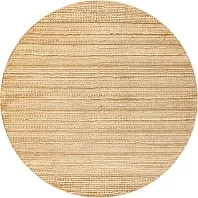 Индийский ковер из джута «JUTE MODERN» CHAMPAGNE-MARINE-2(Round) 1