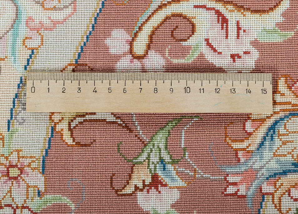 Иранский ковер из шерсти и шёлка «TABRIZ IR» 11-470-IR(Oval) 5