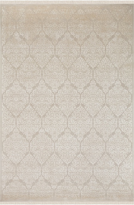 Индийский ковер из шерсти и арт-шёлка «KING OF AGRA» NO200-COLOR100-1-CRE-1