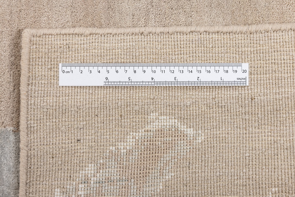 Индийский ковер из шерсти, бамбукового шёлка и хлопка «CHAOS THEORY» ESK434-AWHITE-CGREY 9