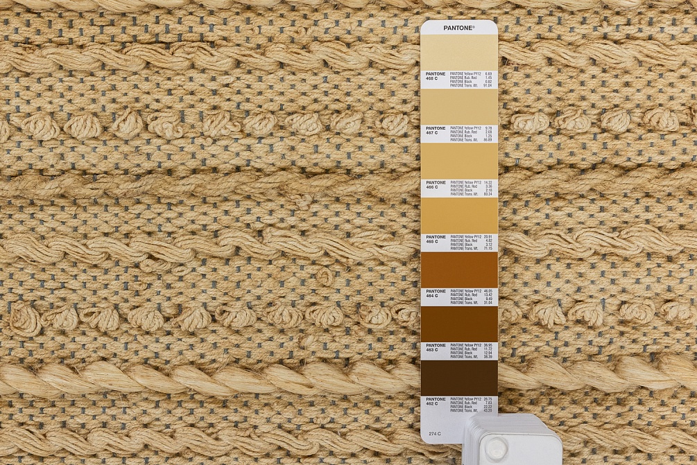 Индийский ковер из джута «JUTE MODERN» CHAMPAGNE-MARINE-2 9