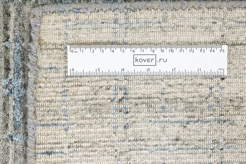 Индийский ковёр из шерсти и арт-шёлка «DJOTTO» BFE-SILVER-BLUE