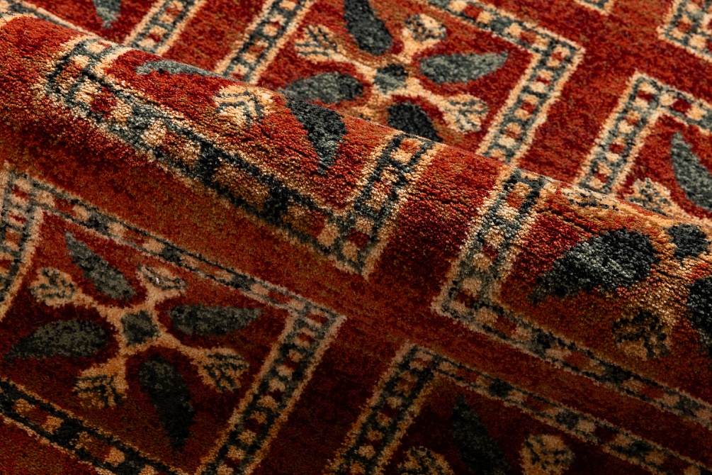Бельгийский ковер из шерсти «KASHQAI» 4301-300(Round) 3