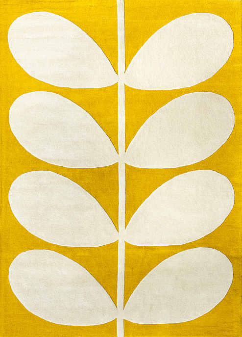Индийский ковер из шерсти «ORLA KIELY» Yellow Stem 59306