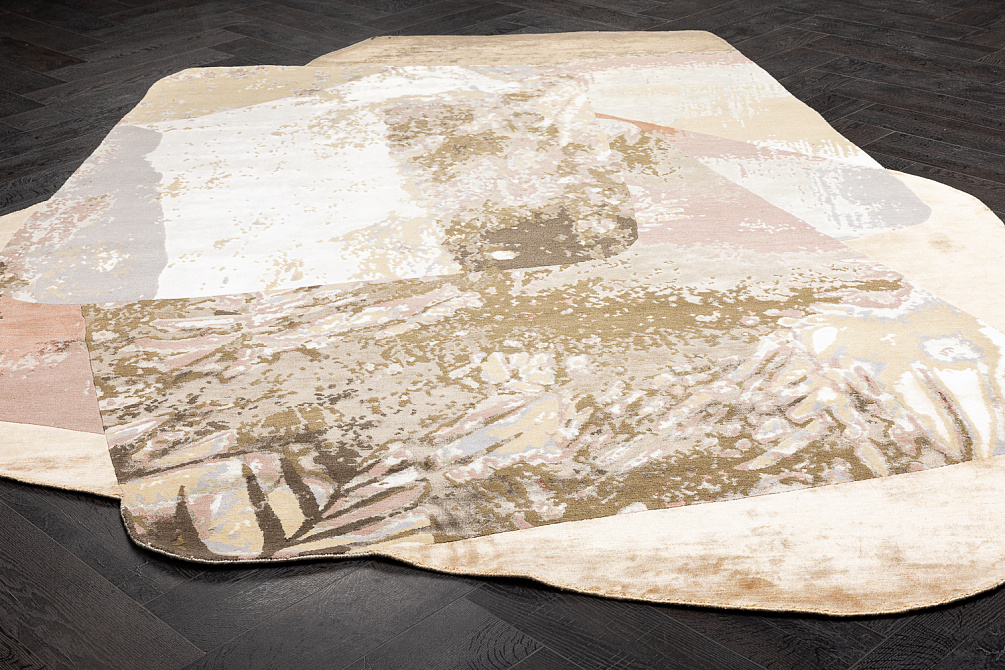 Непальский ковер из эвкалиптового шёлка и шерсти «KUMO» CLOUD-07