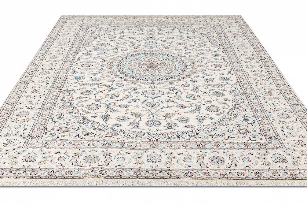 Иранский ковер из шерсти и шёлка «NAIN 6LA» 10-440-IR