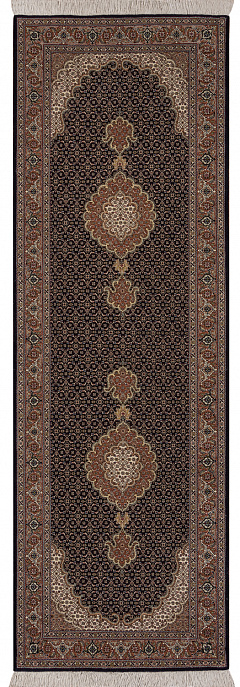 Иранский ковер из шерсти и шёлка «TABRIZ MAHI» 14-358-IR