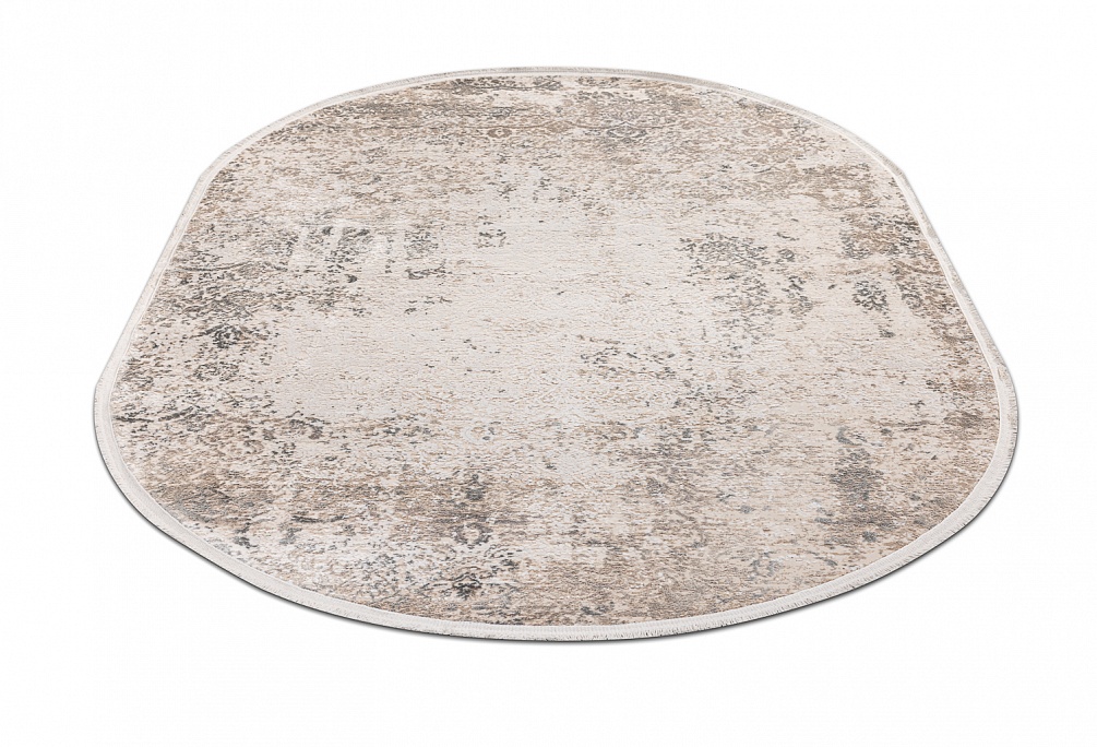 Турецкий ковер из эвкалиптового шёлка и акрила «CHERUTTI» 1941-BGE(Oval)
