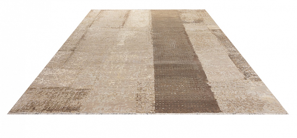 Индийский ковер из шерсти, шёлка и хлопка «HOLLYWOOD ART» CE9454-CHARCOAL