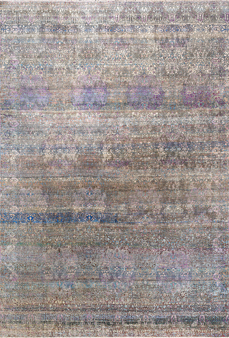Индийский ковер из шерсти и шёлка «ETHNIC VINTAGE» BROWN(300x442)