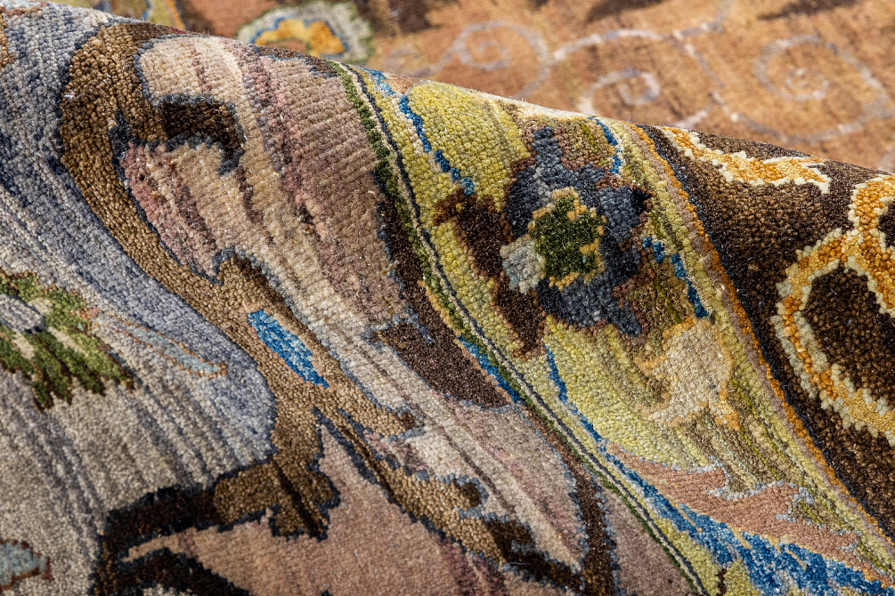 Индийский ковёр из шерсти «ZIEGLER VINTAGE» AJ450-GREY-MIX(368x487)
