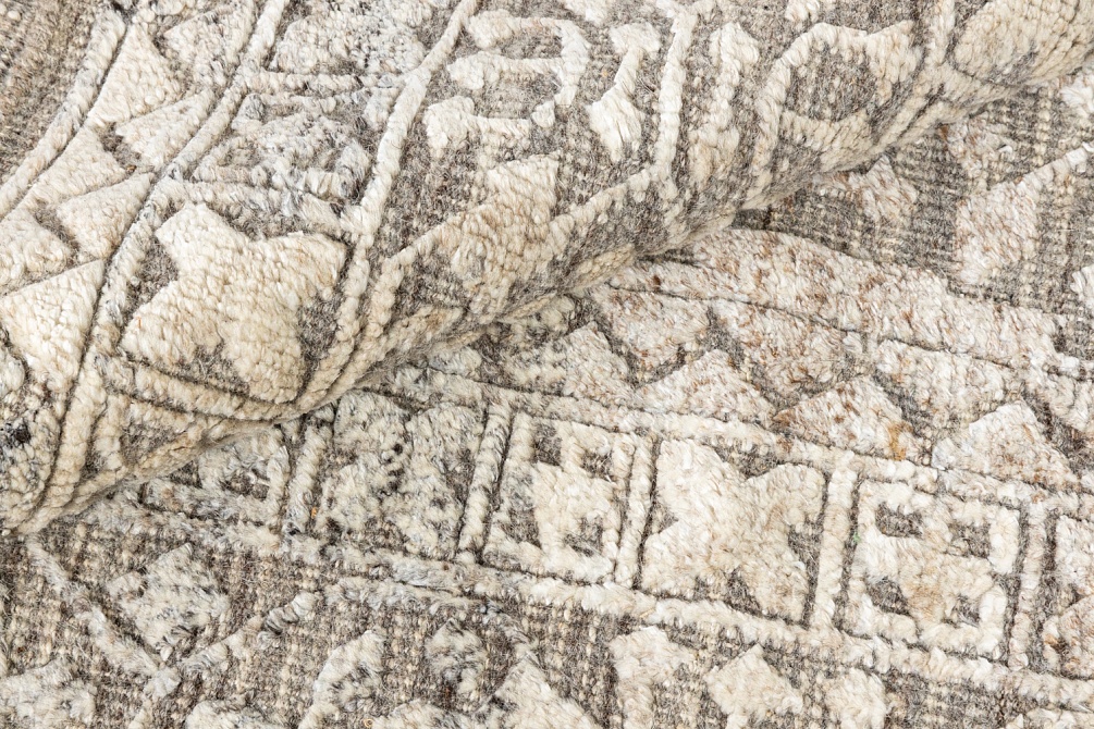 Индийский ковер из шерсти «SORRENTO» RILEY-MAMLUK-NATURAL