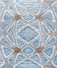 Индийский ковер из шерсти и арт-шёлка «Art de Vivre by DETALI» design Victoria Mikhno «TRANSPARENT» 1