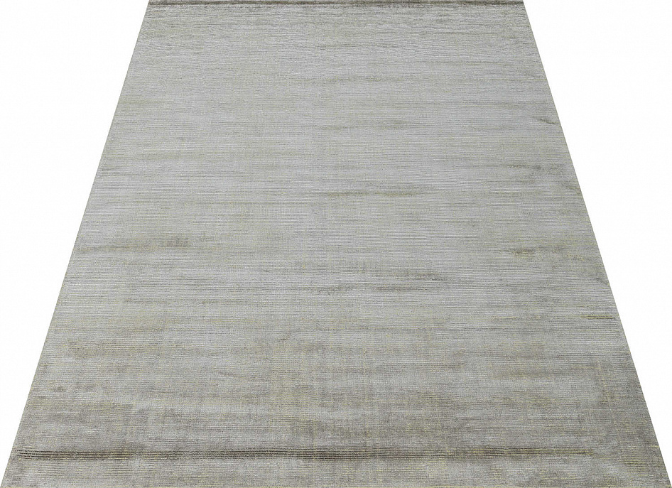 Индийский ковёр из шерсти и арт-шёлка «MURUGAN» PLAIN-CK07/D024
