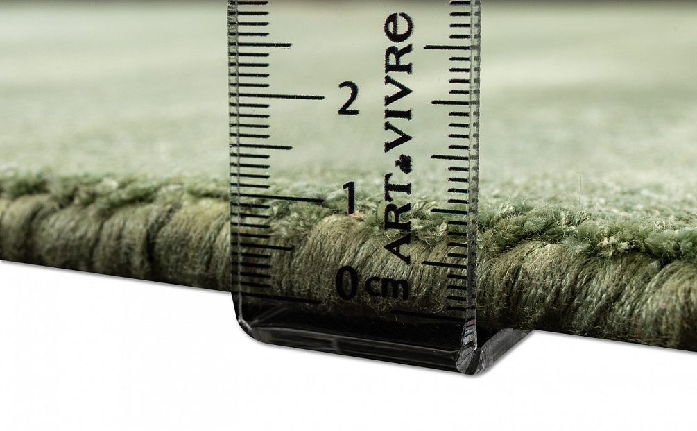 Индийский ковер из арт-шёлка и хлопка «CROSS SPEСIAL» B105-OLIVE 10